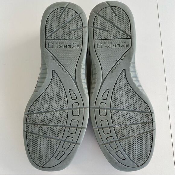 Sperry Top-Sider Animal Print Leather Boat Shoe STS93635 Silver Women’s 7M - Picture 10 of 10